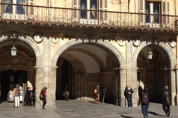 Arco central del Ayuntamiento